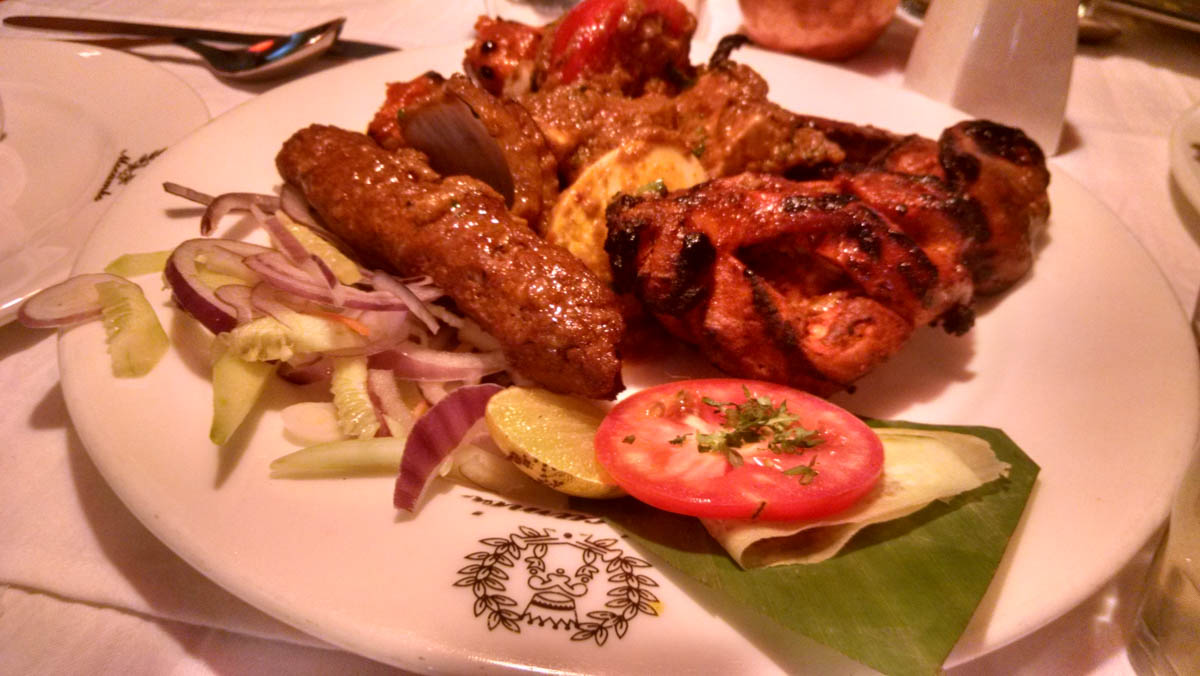 delicious kebabs in Mocambo