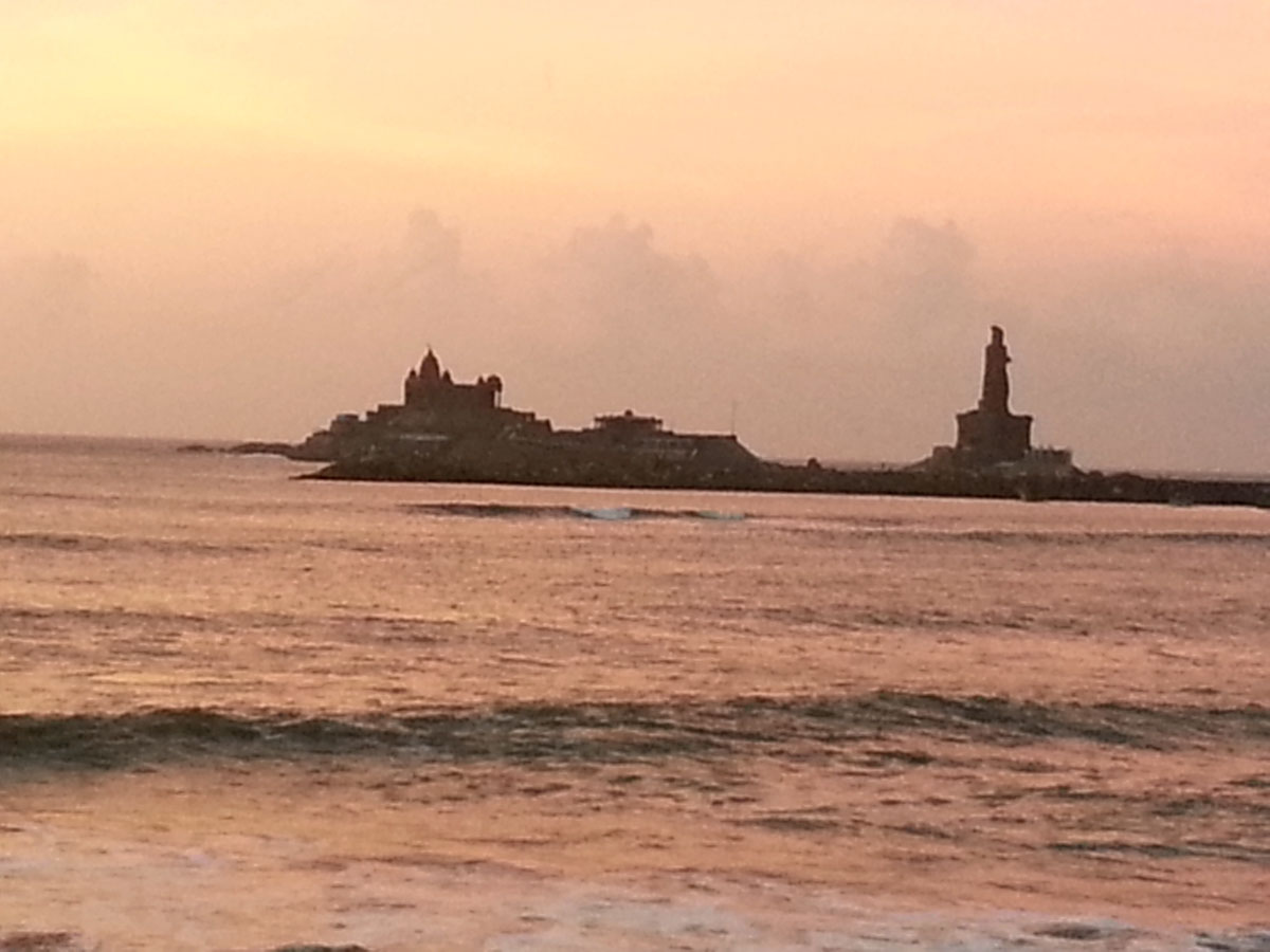 The Vivekananda Memorial and Thiruvalluvar Statue