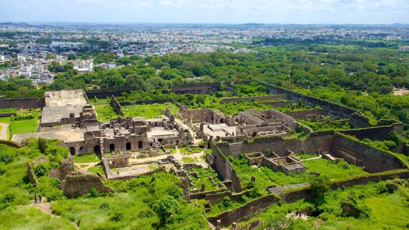 Golconda fort view hyderabad